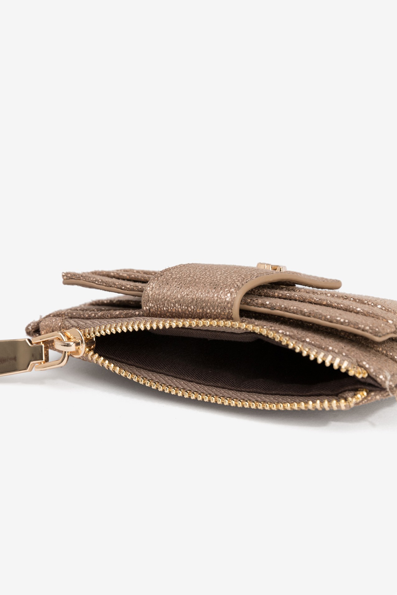 Compact Gold Coin Purse