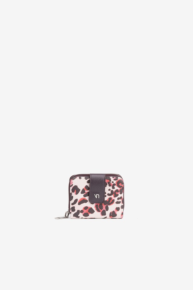 Red Animal Print Wallet