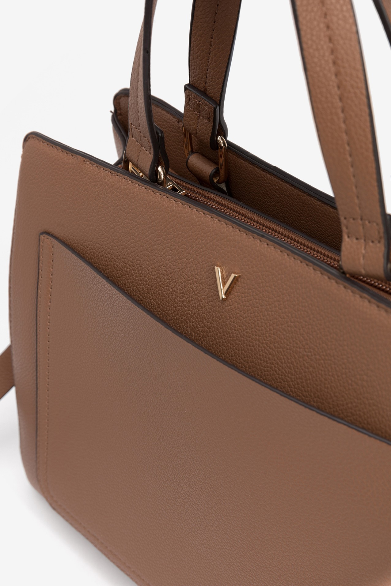 Brown Bag With Gold Details