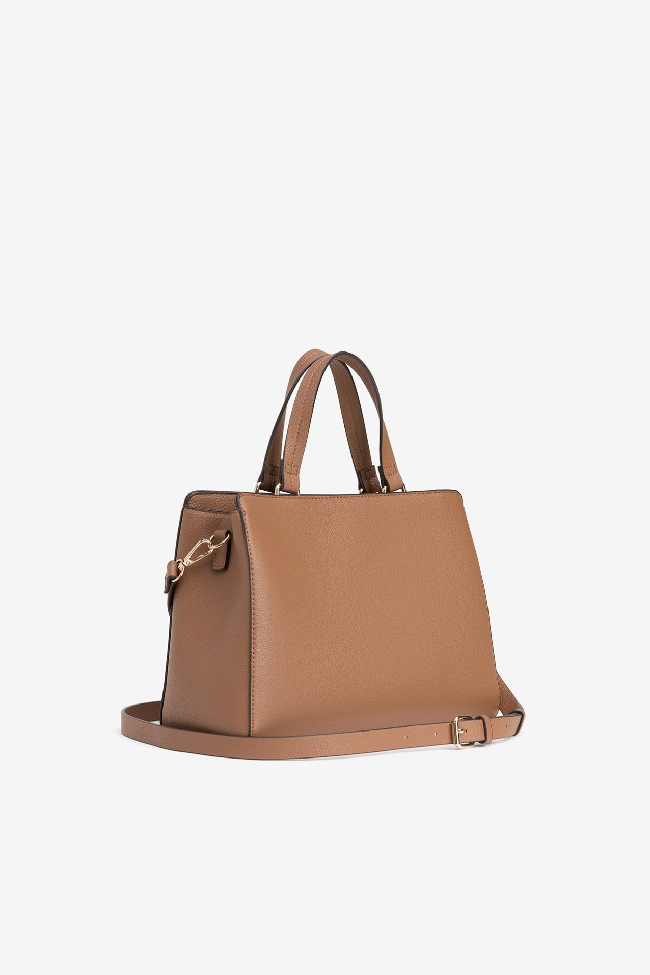 Brown Bag With Gold Details