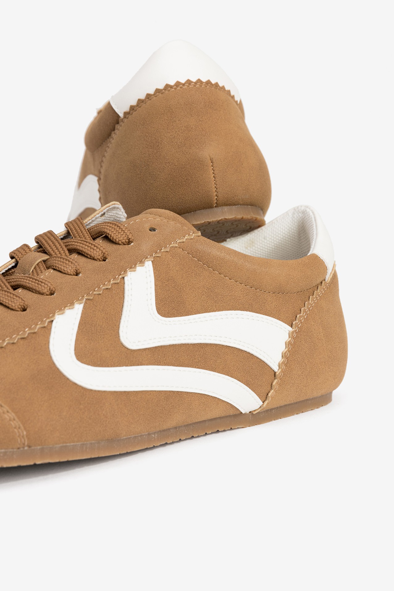 Brown Retro Sneakers
