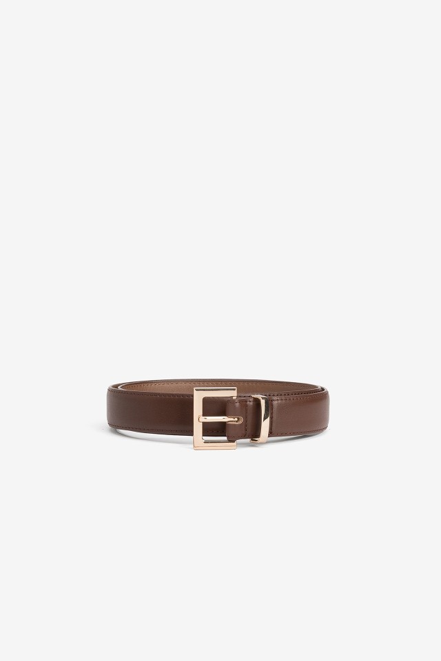 Classic Slim Brown Belt