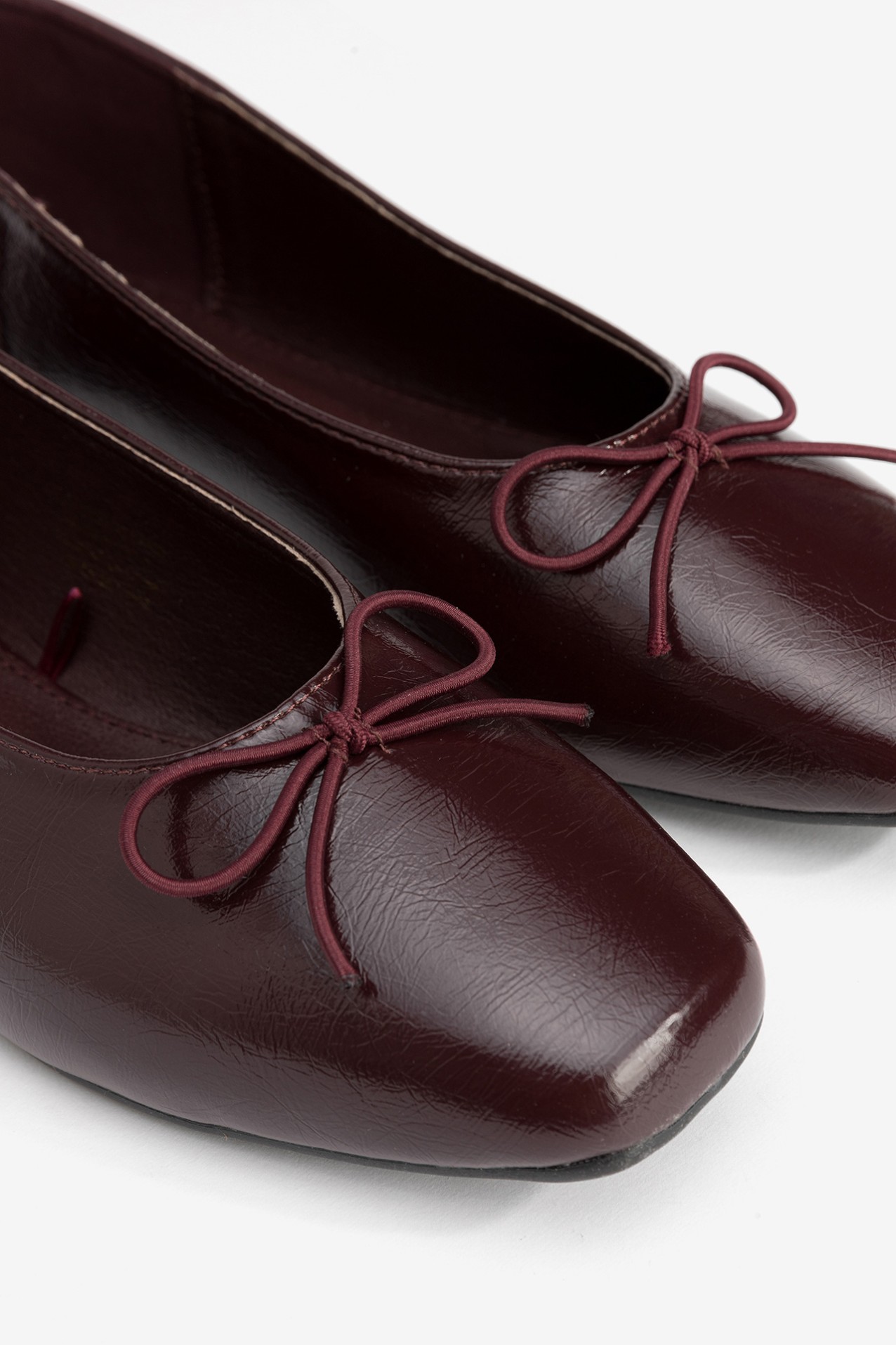 Wine Red Classic Ballerinas