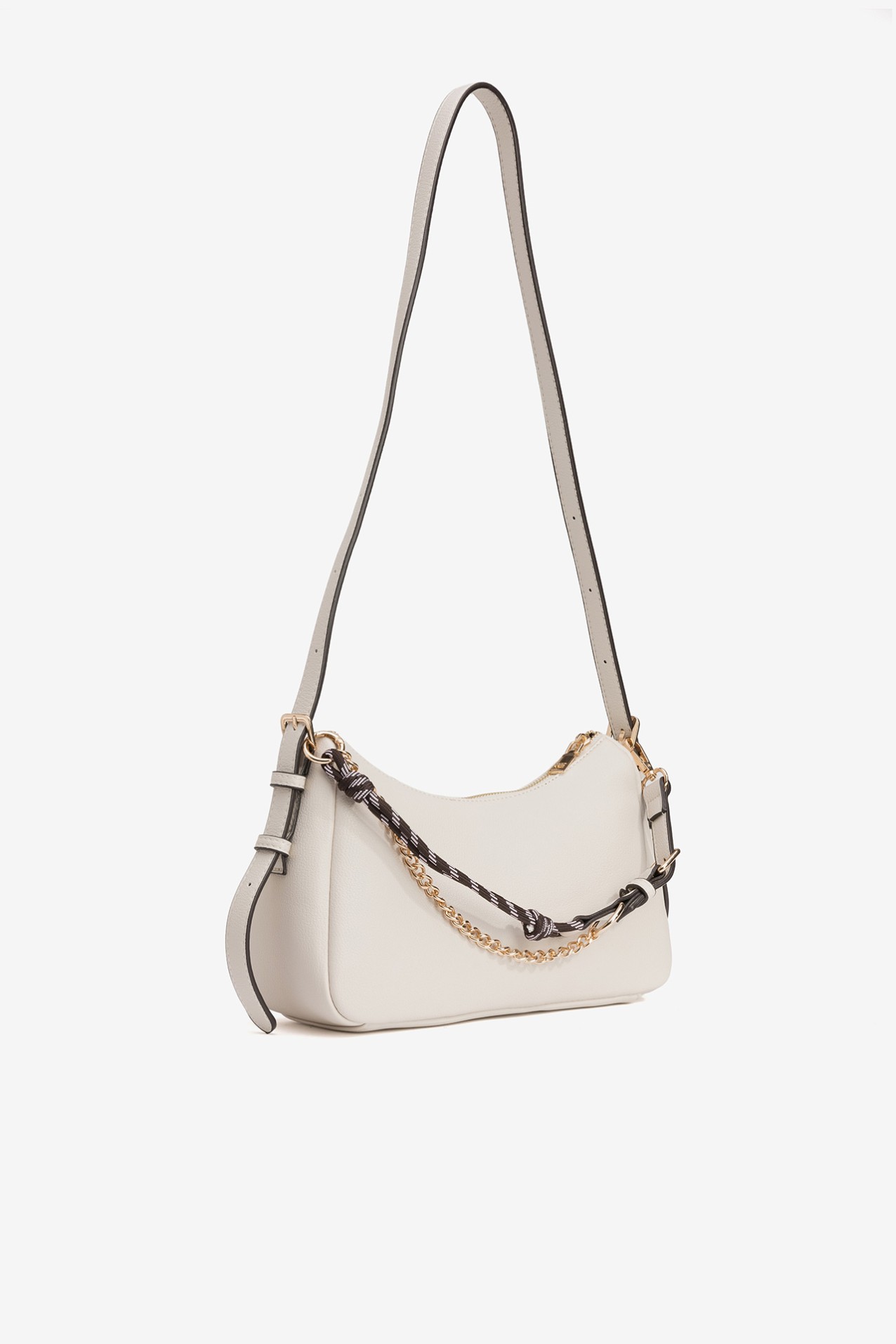 Compact Off-White Shoulder Bag