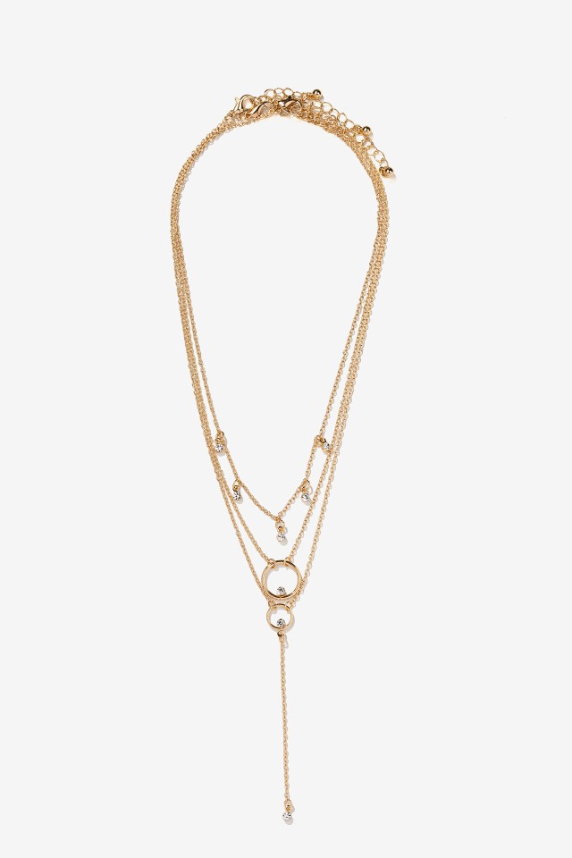 Layered Gold Chain Necklace