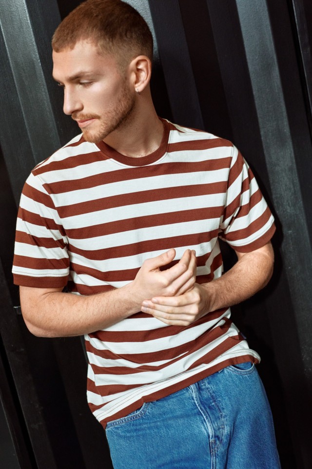 Striped Brown T-Shirt