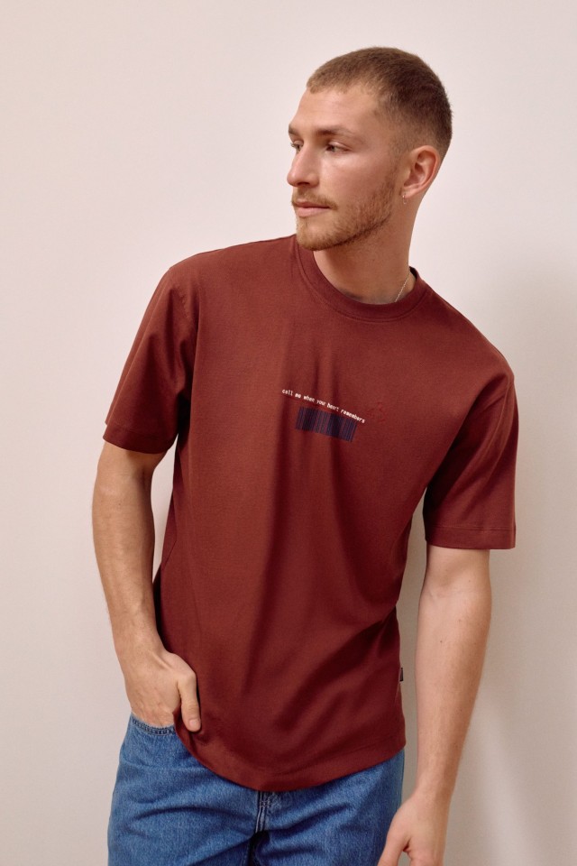 Rust Relaxed Fit T-shirt
