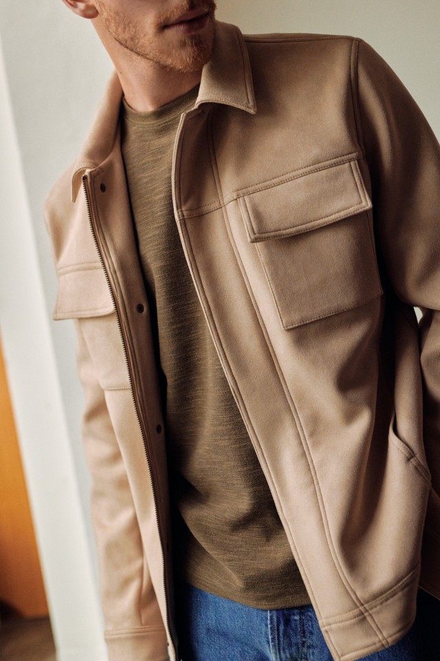 Stone Grey Short Jacket