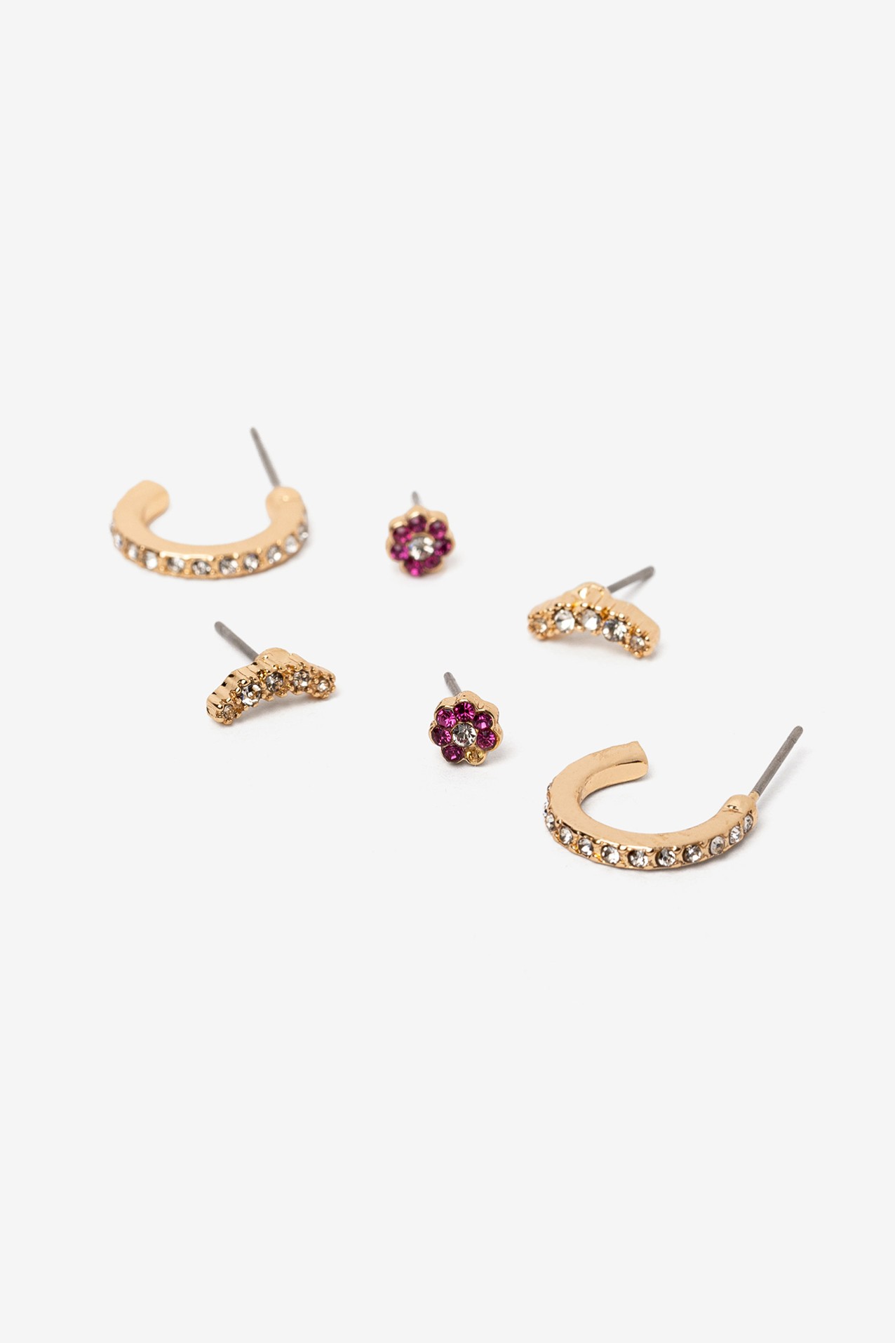 Gold-Tone Earring Set