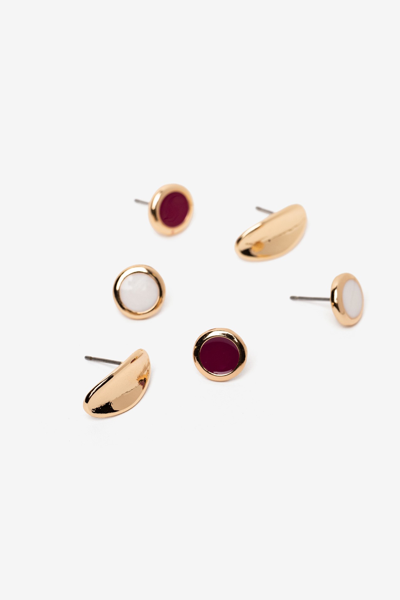 Pack pendientes dorados minimal