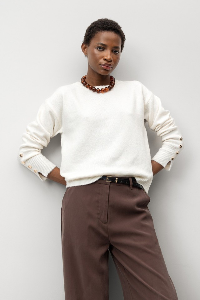 Beige Knit Sweater