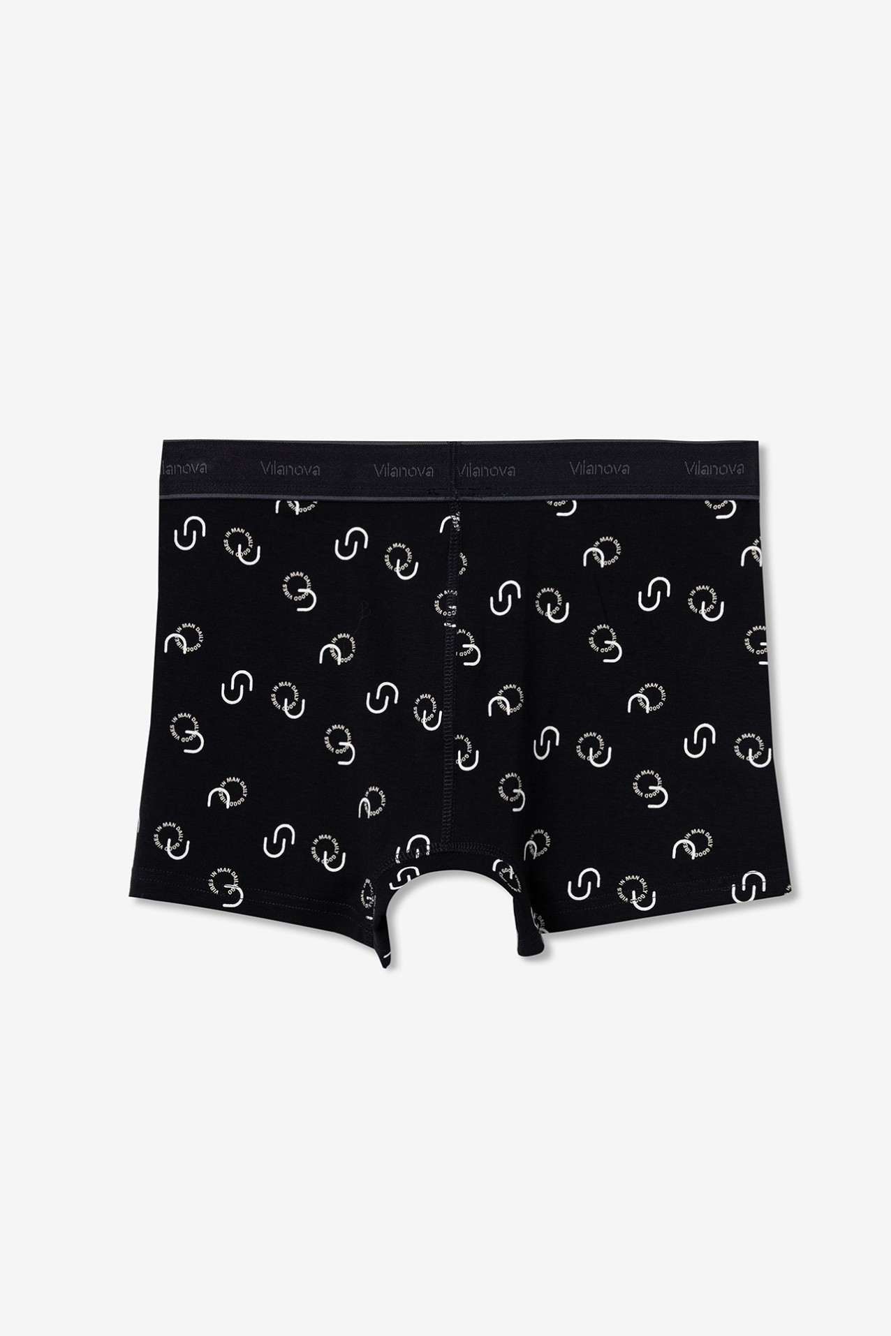 Dark Navy Graphic Boxers
