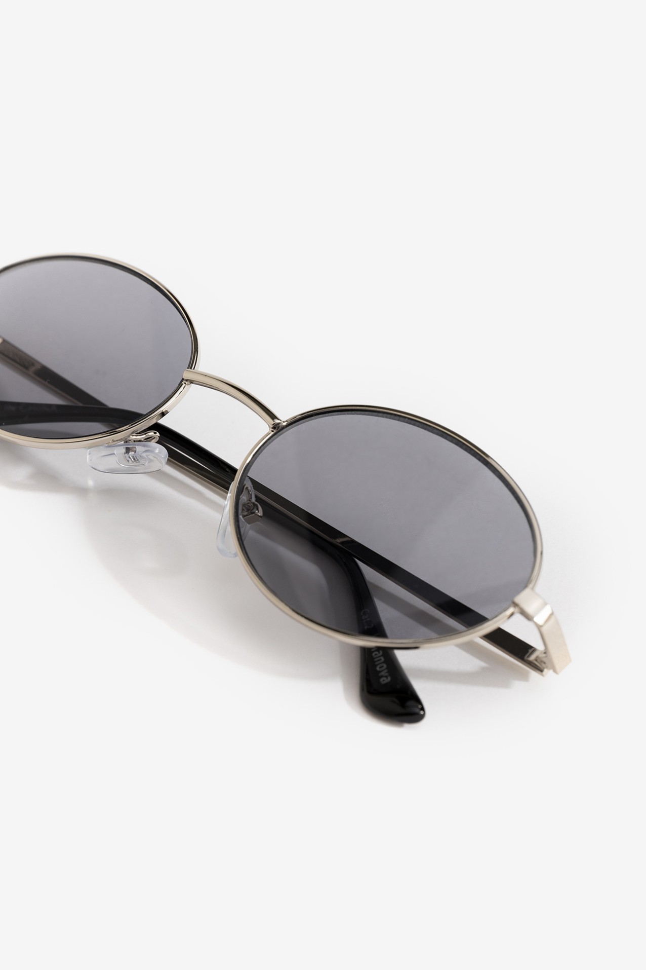 Silver Round Sunglasses