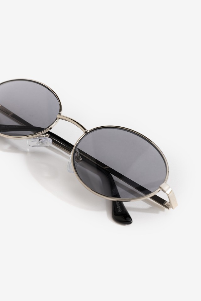 Silver Round Sunglasses Silver Round Sunglasses