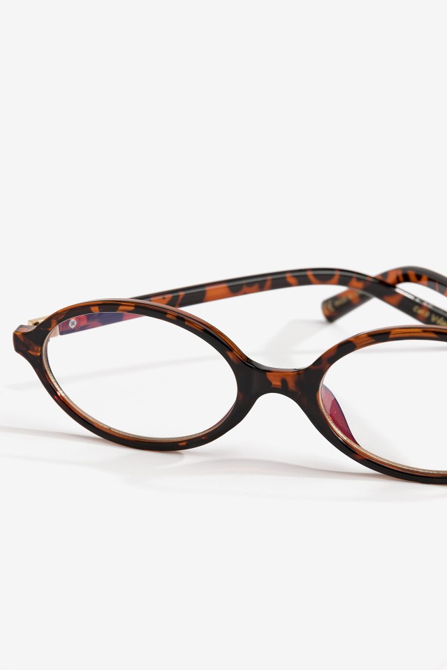 Gafas ovaladas carey marrón Gafas ovaladas carey marrón