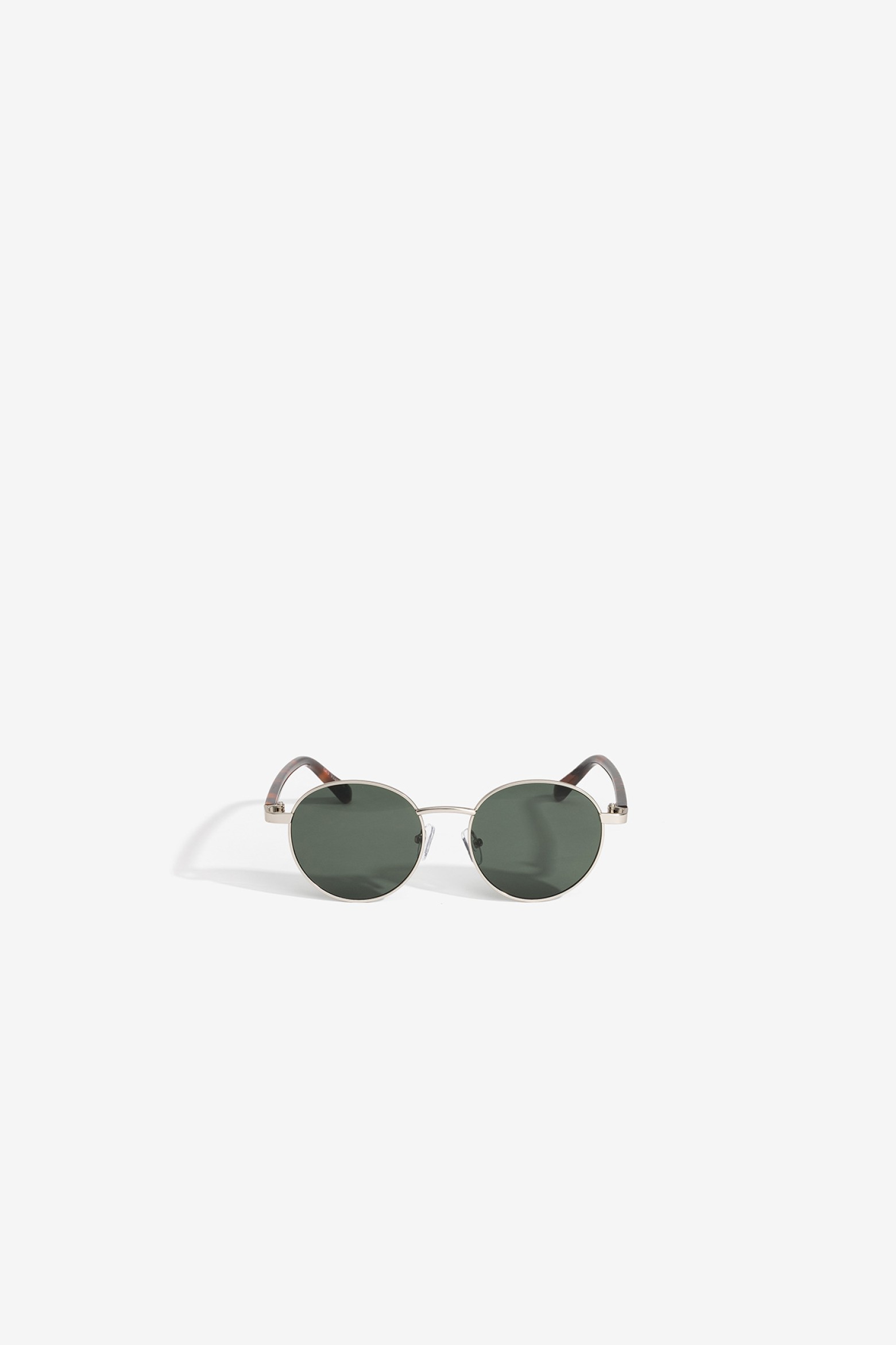 Silver Oval Sunglasses
