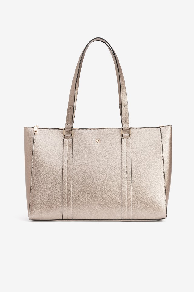 Silver Tote Bag