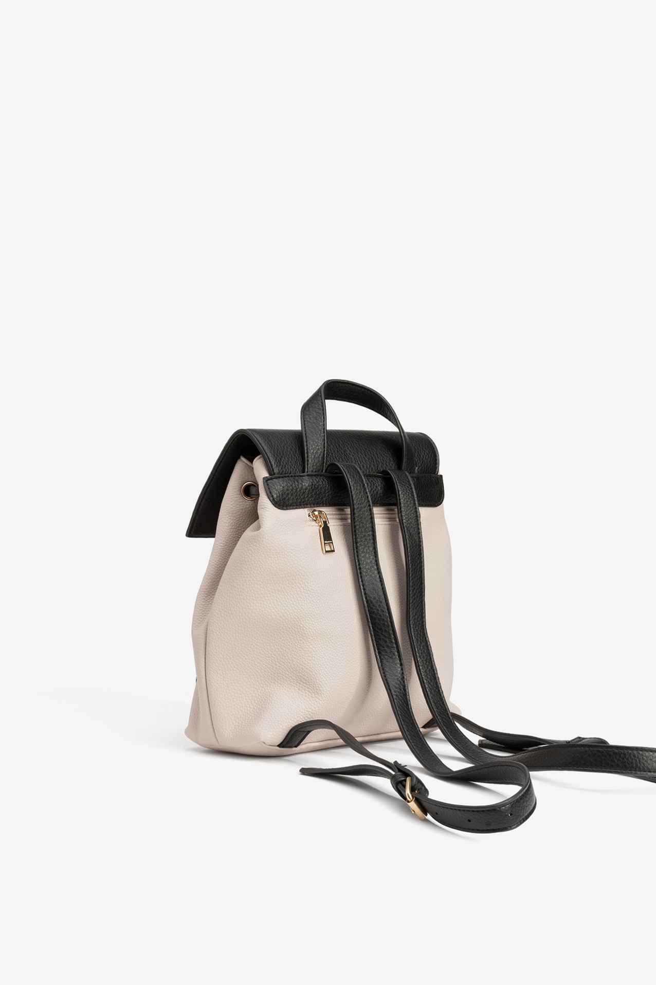 Mochila Bege e Preta