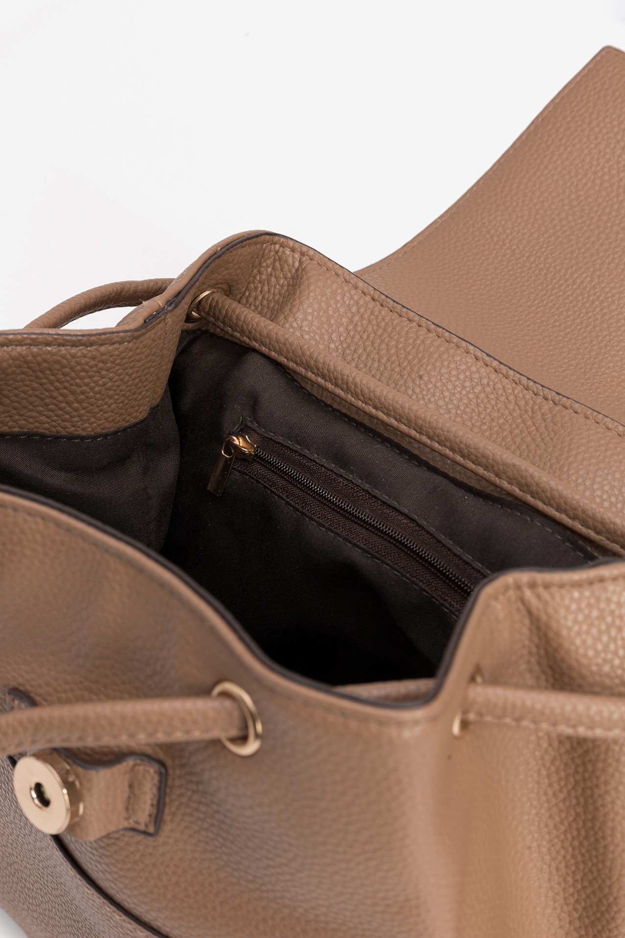 Brown Minimalist Backpack