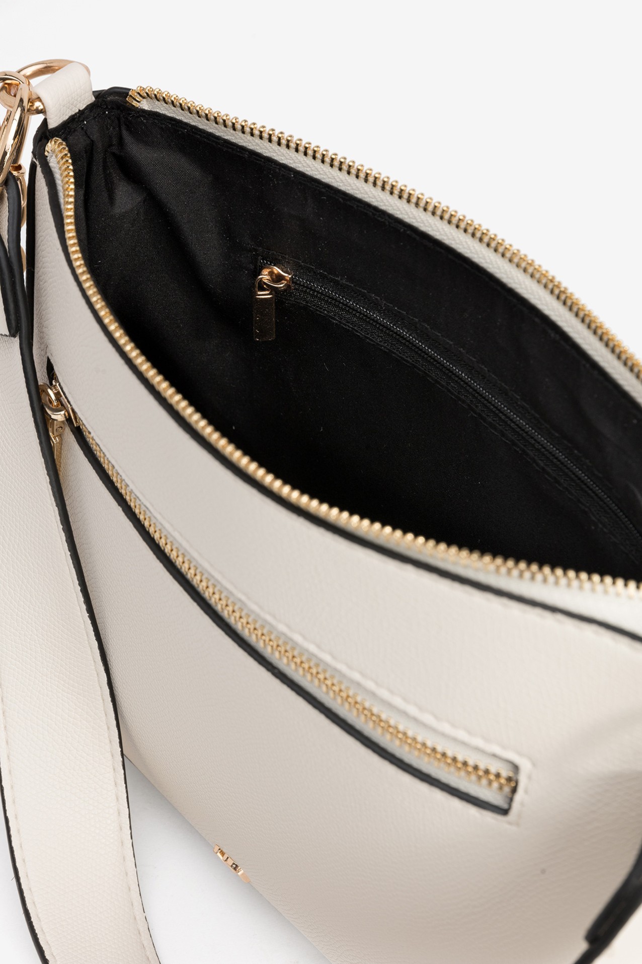 White Bag with Gold Chain