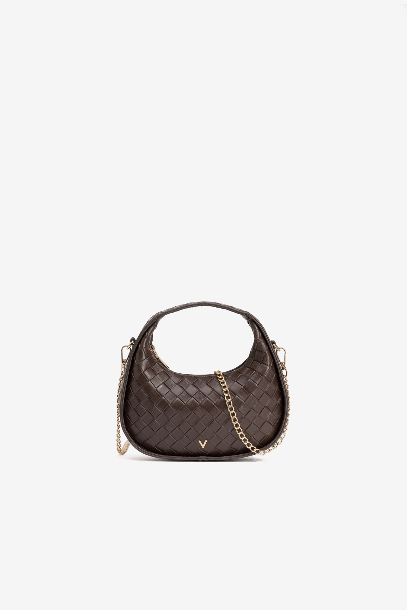 Brown Woven Crossbody Bag - 71014837_221 - Vilanova