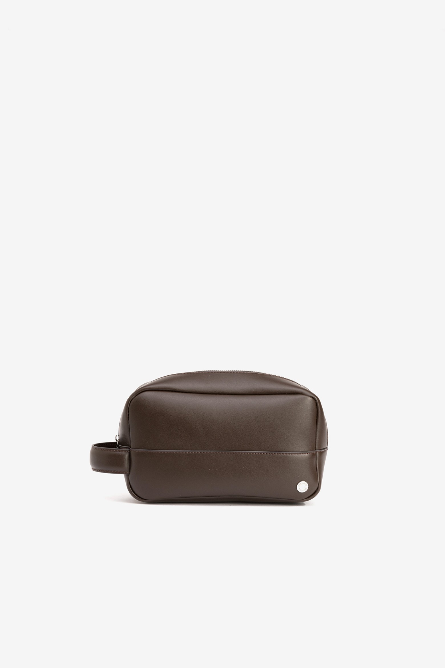 Dark Brown Minimalist Coin Pouch