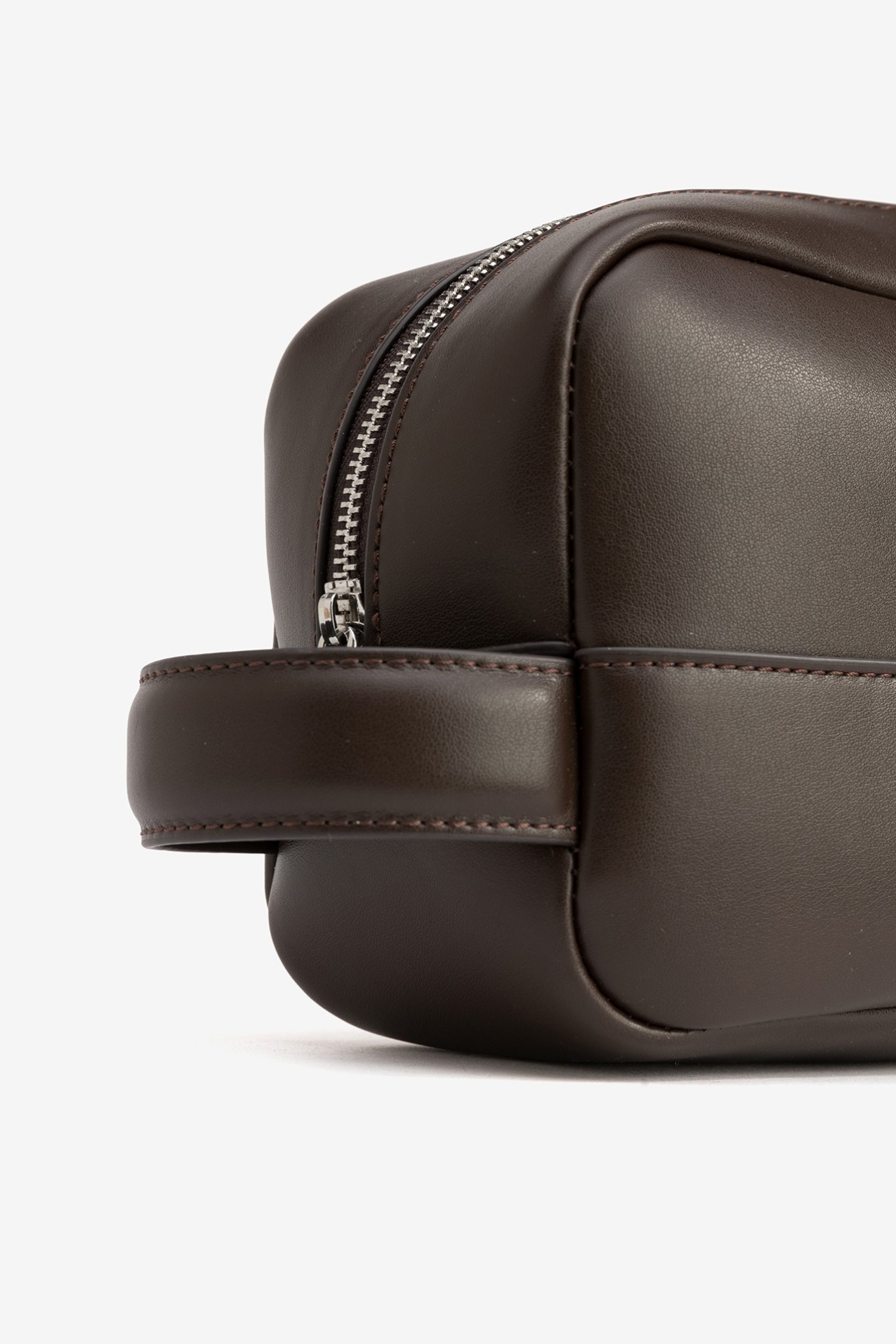 Dark Brown Minimalist Coin Pouch