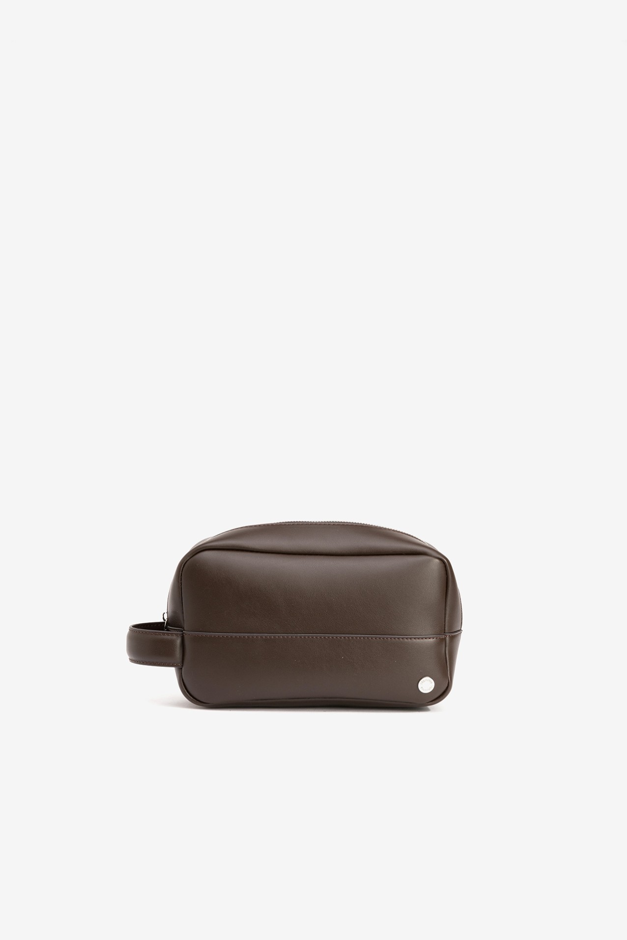 Dark Brown Minimalist Coin Pouch