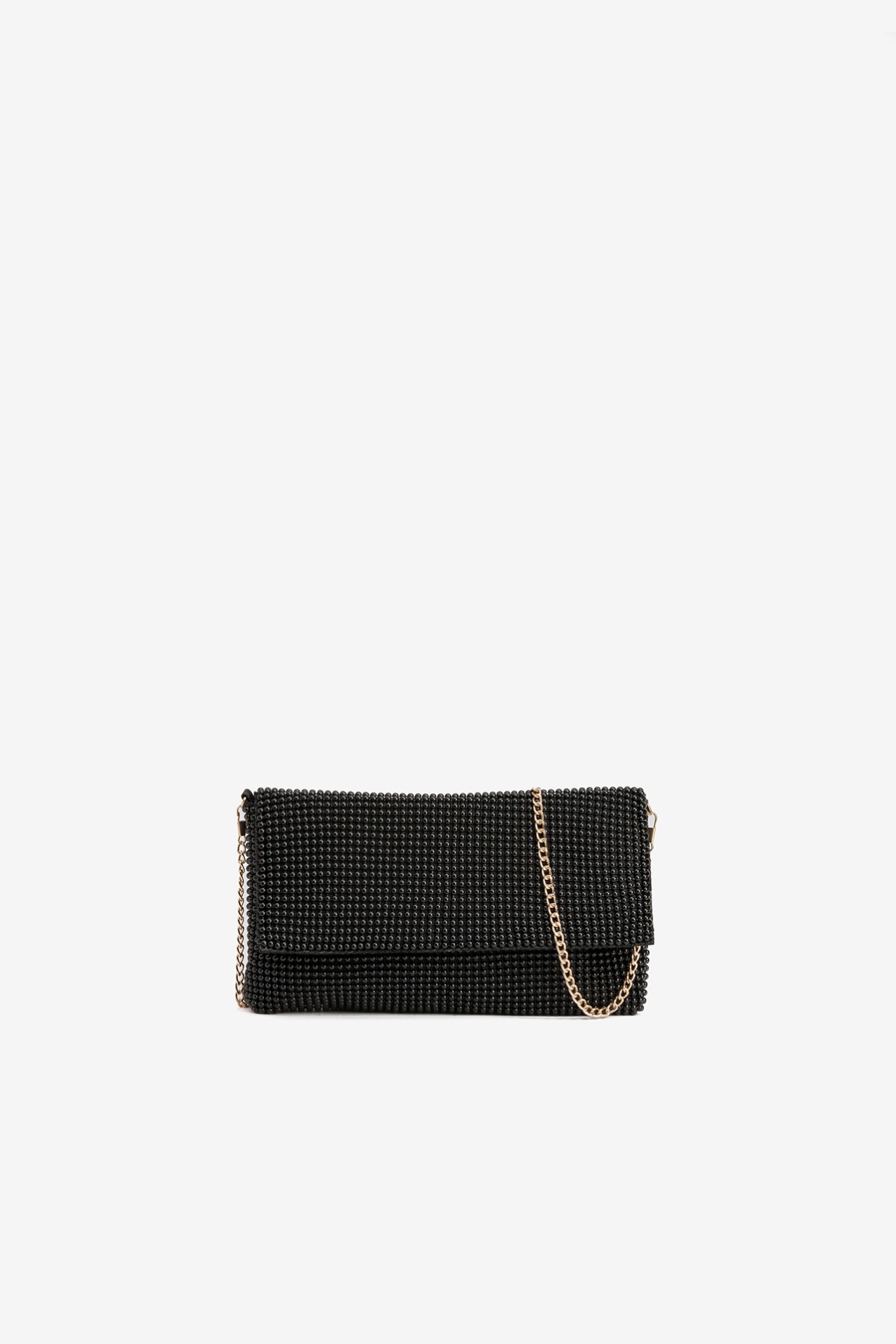 Black Shiny Party Clutch