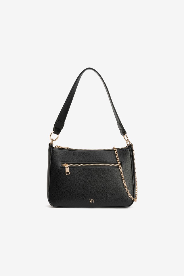 Black Shoulder Wallet Bag