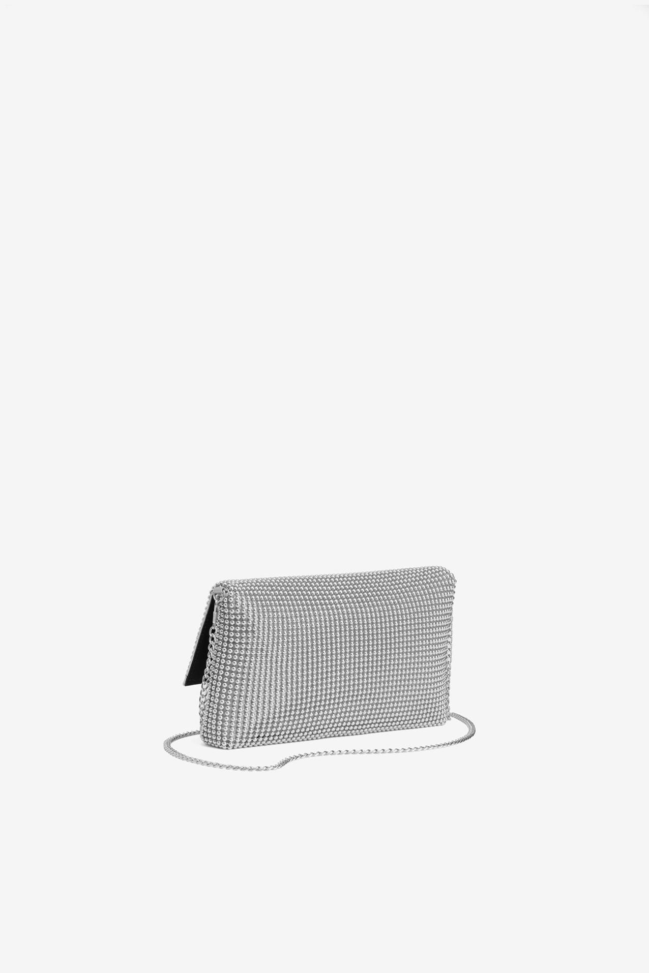 Silver Party Night Clutch