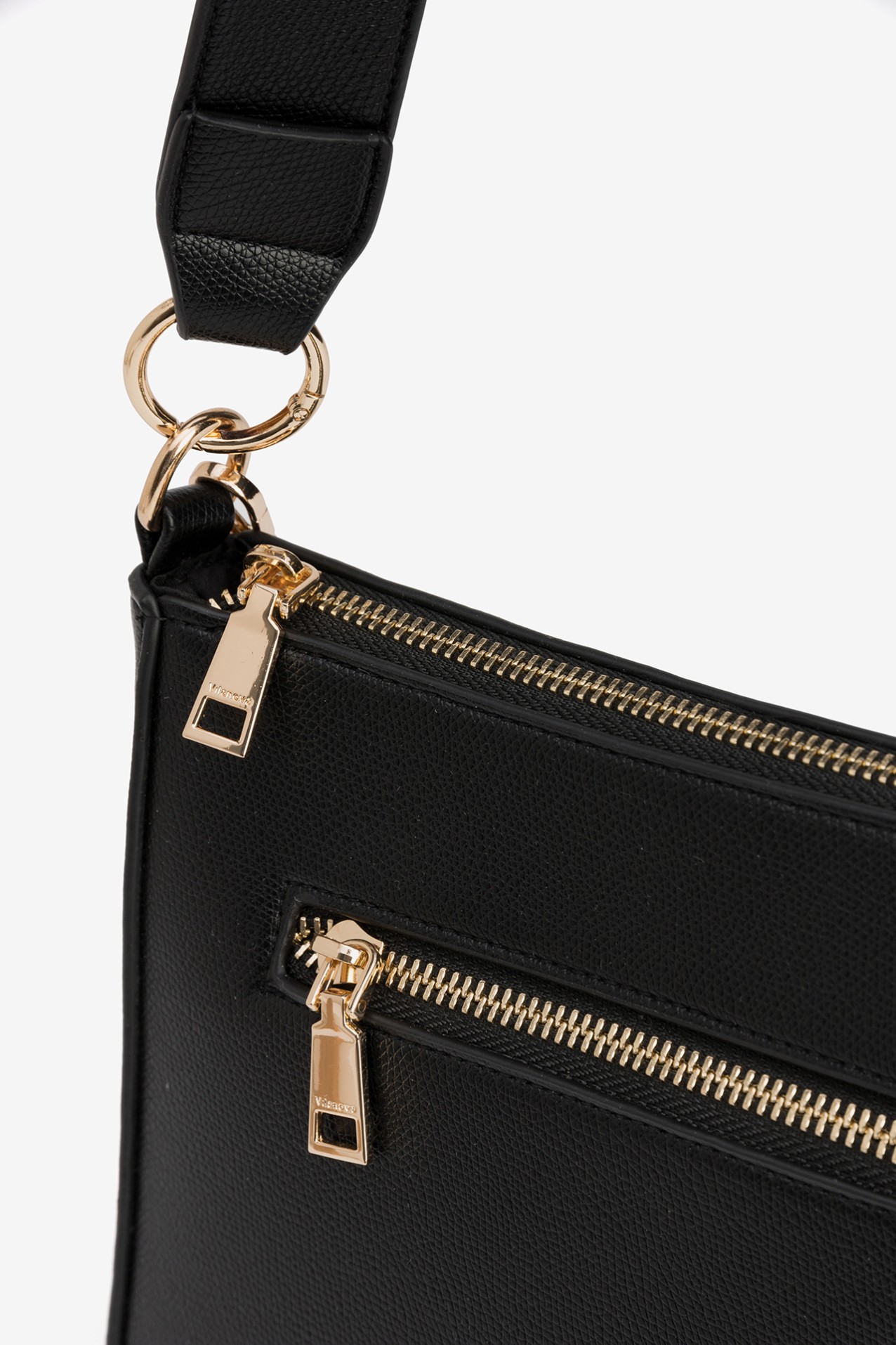 Black Shoulder Wallet Bag