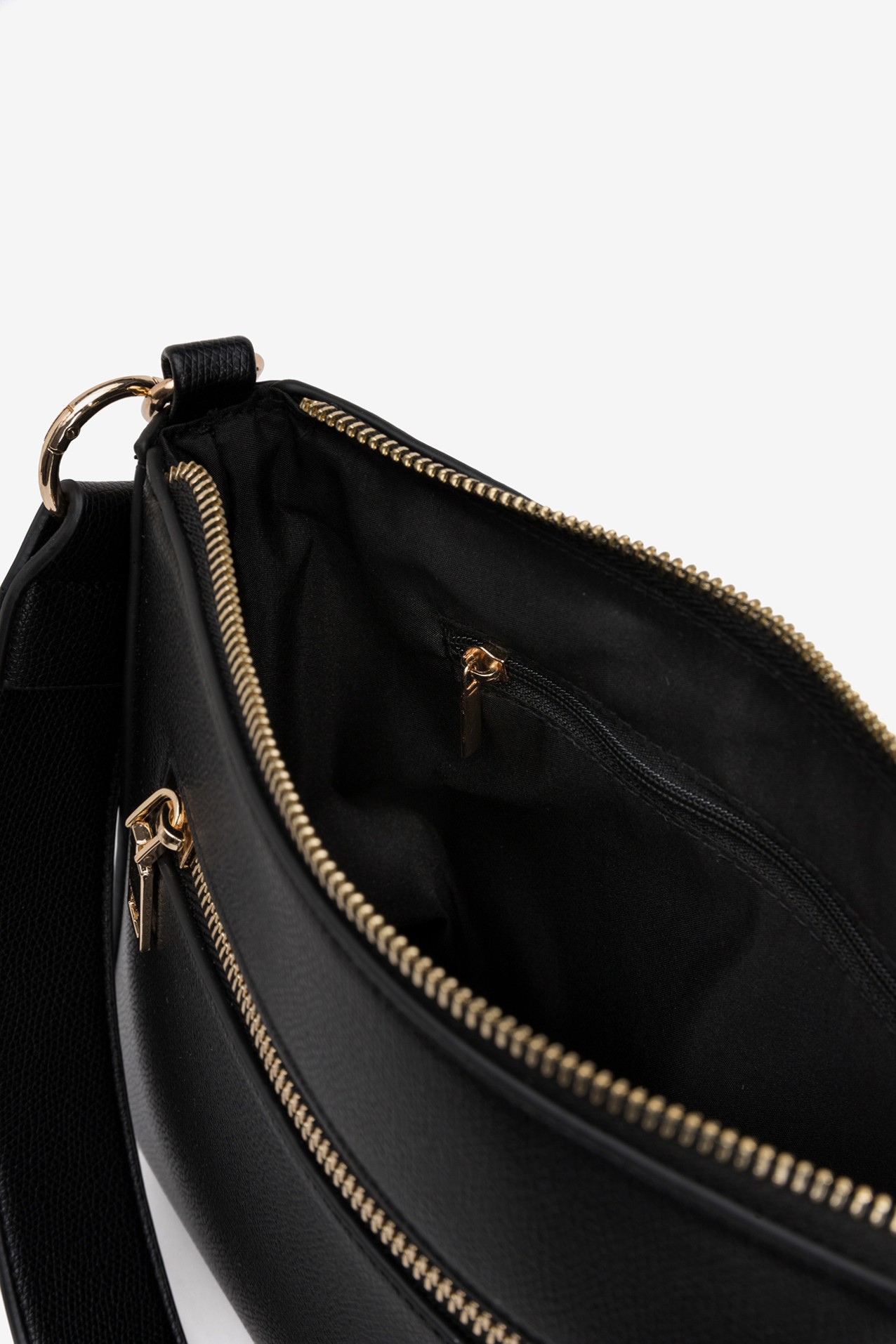 Black Shoulder Wallet Bag