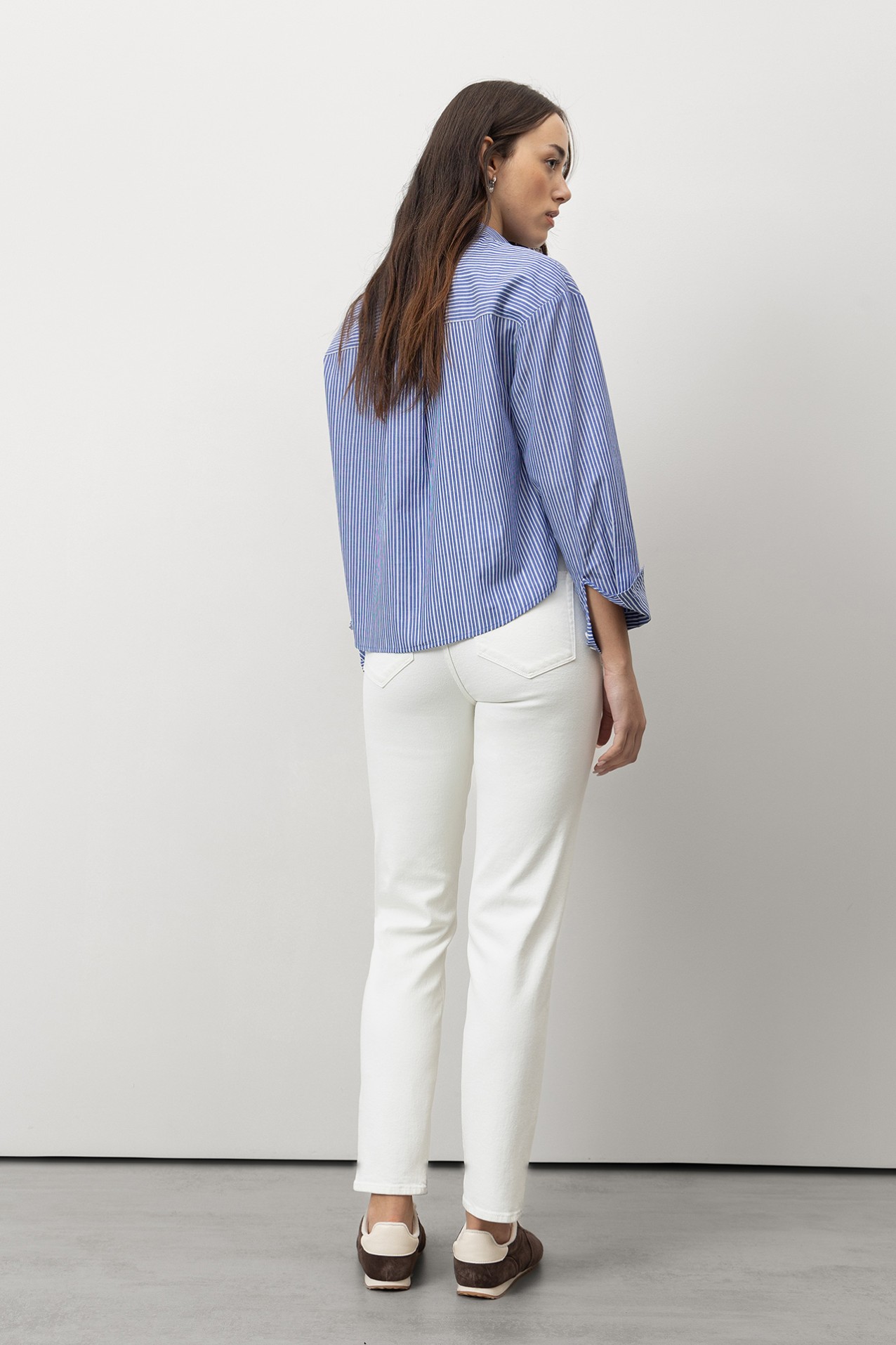 White Slim Fit Jeans