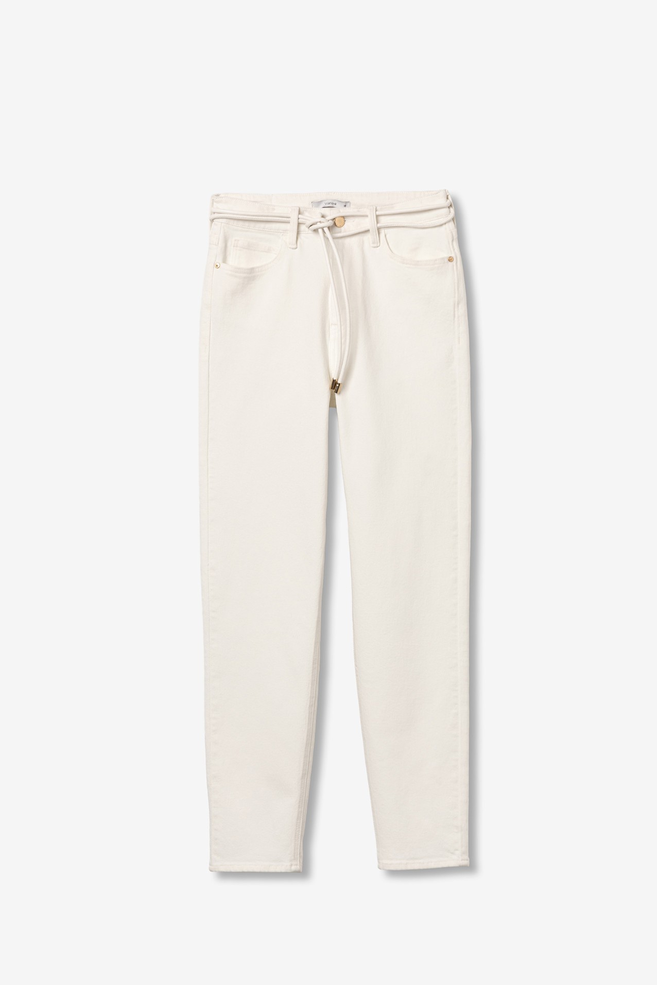 White Slim Fit Jeans
