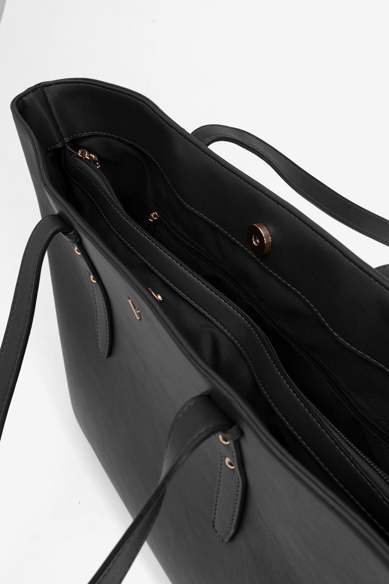 Black Minimalist Tote Bag