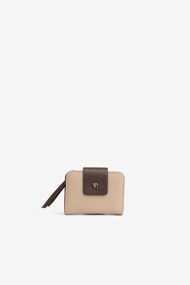 Porta moedas castanho cl�ssico