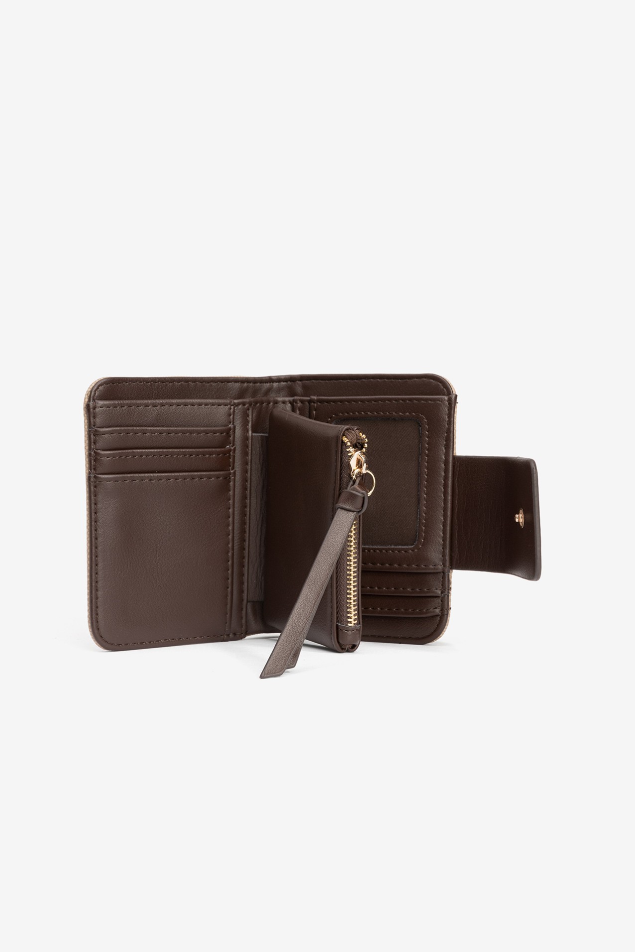 Porta moedas castanho cl�ssico
