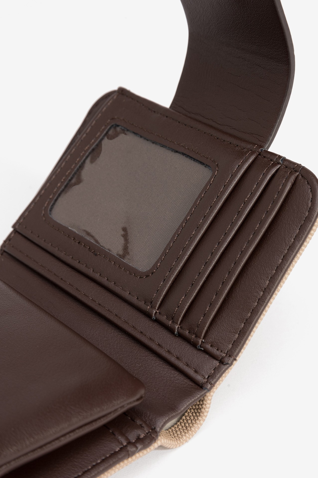Porta moedas castanho cl�ssico