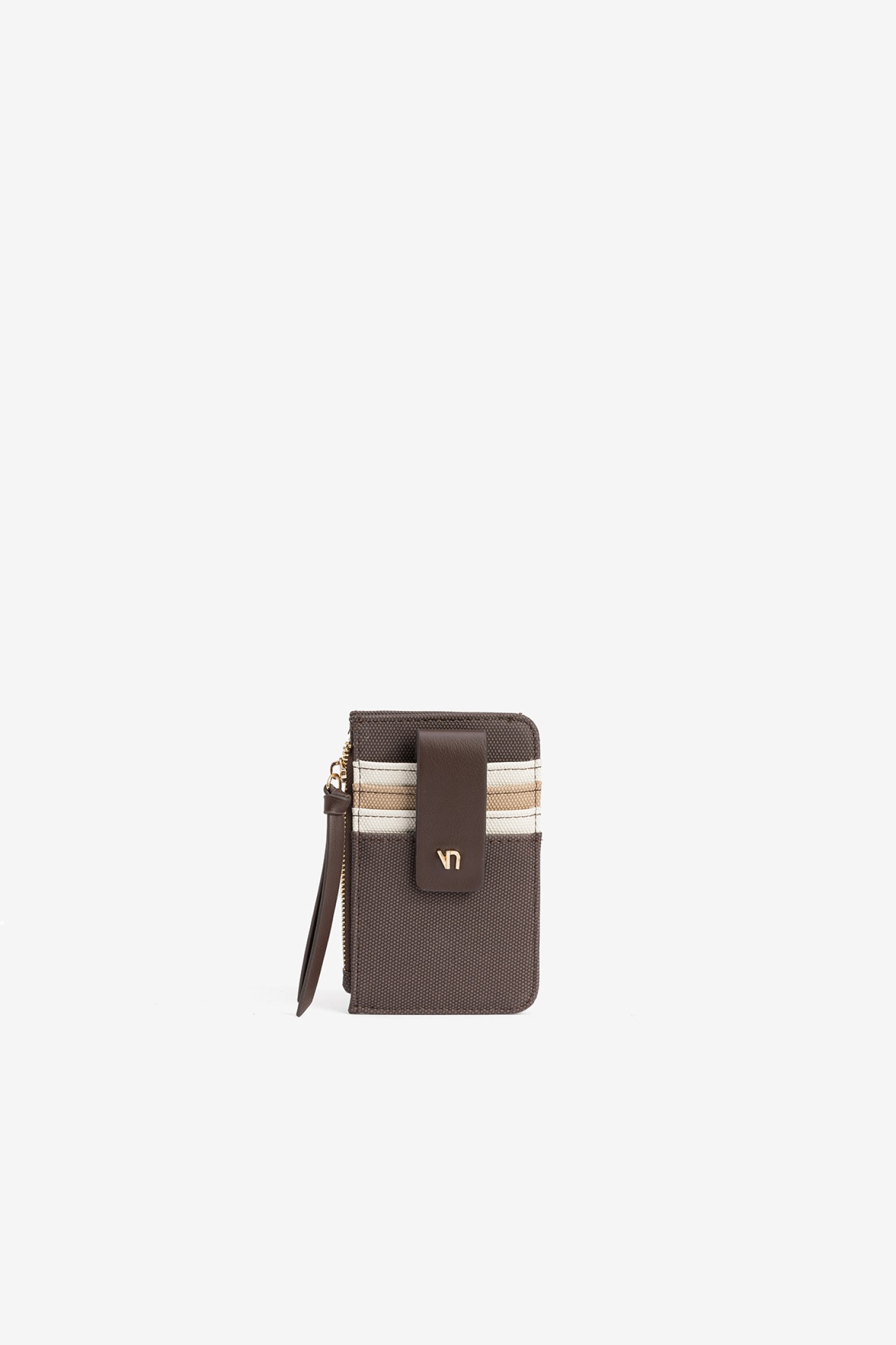 Porta moedas castanho