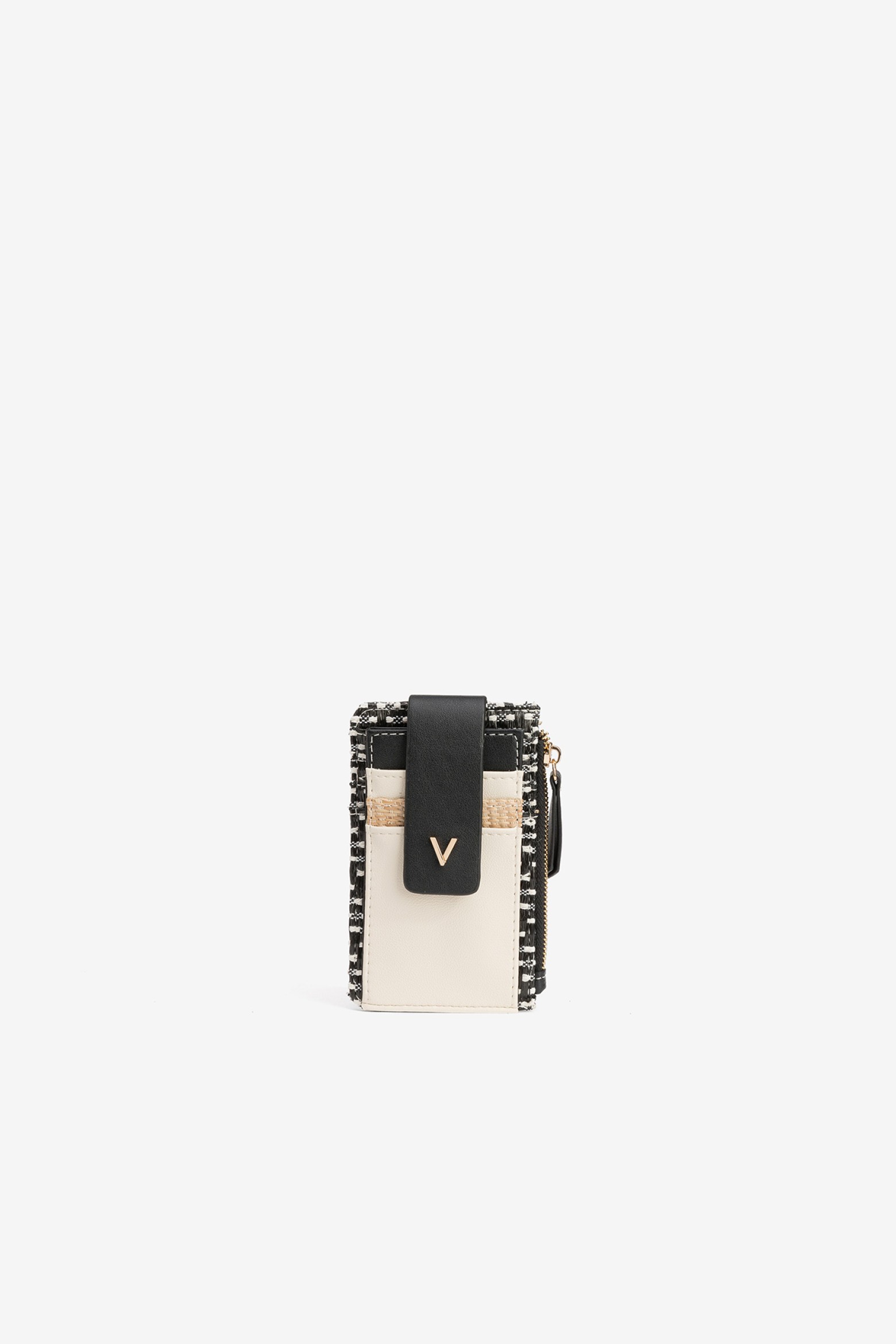 Beige Medium Zip Wallet