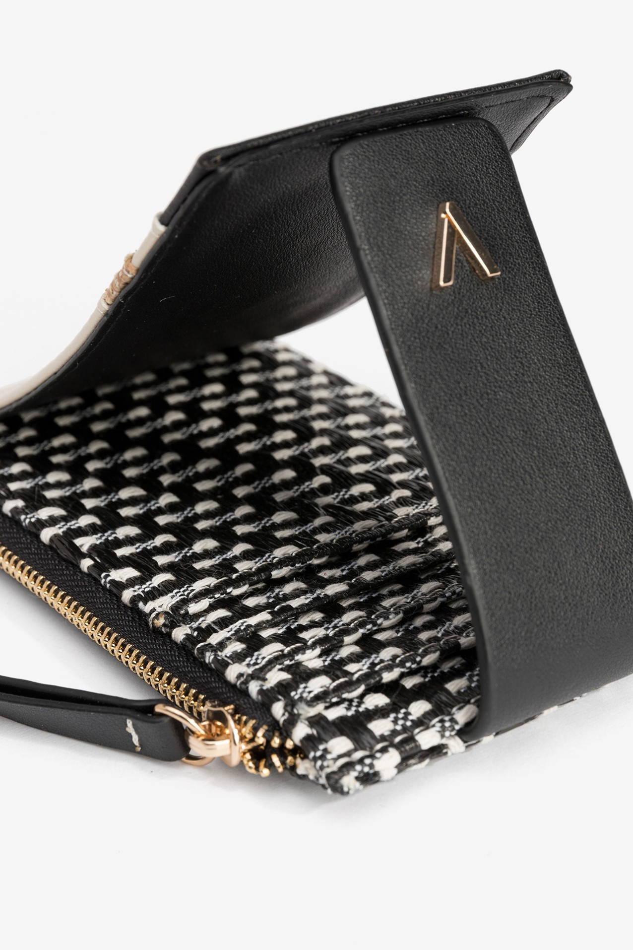 Beige Medium Zip Wallet