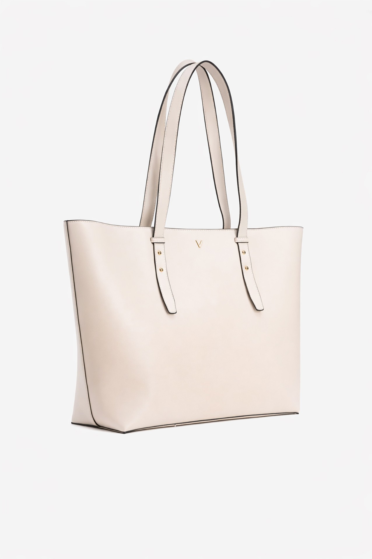 Minimalist beige tote bag