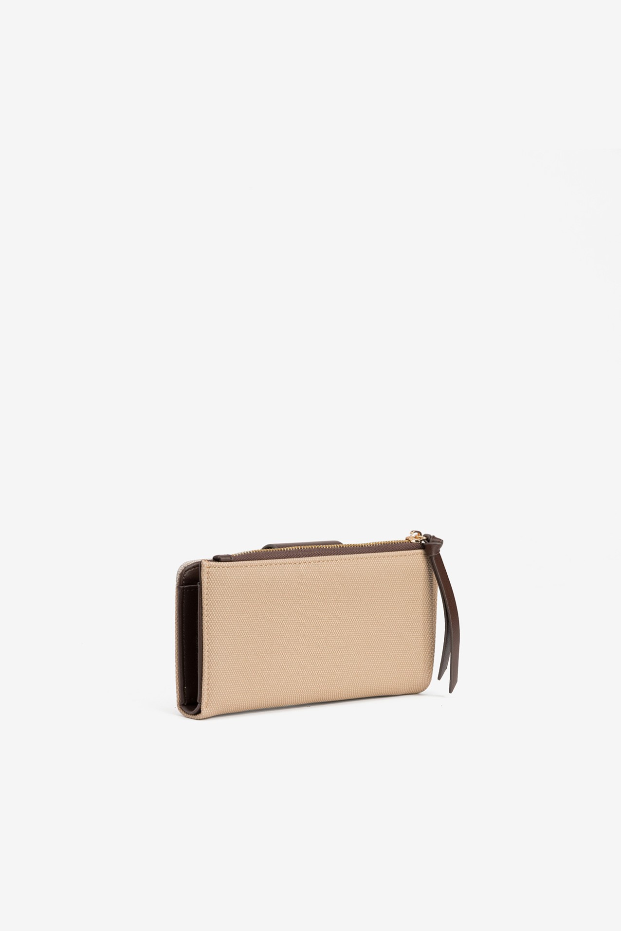 Beige and Brown Wallet