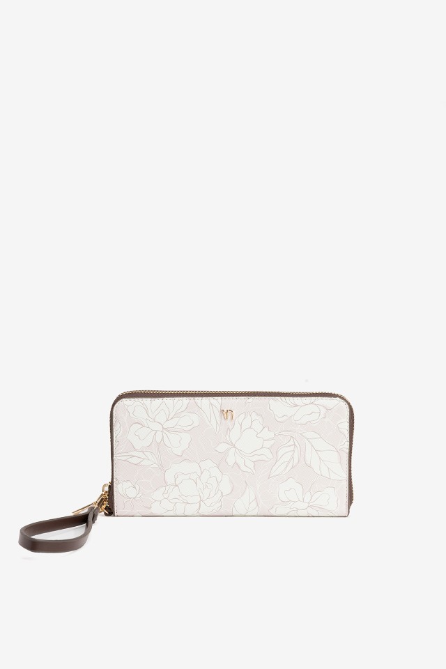 Pink Wallet With Wrist Strap