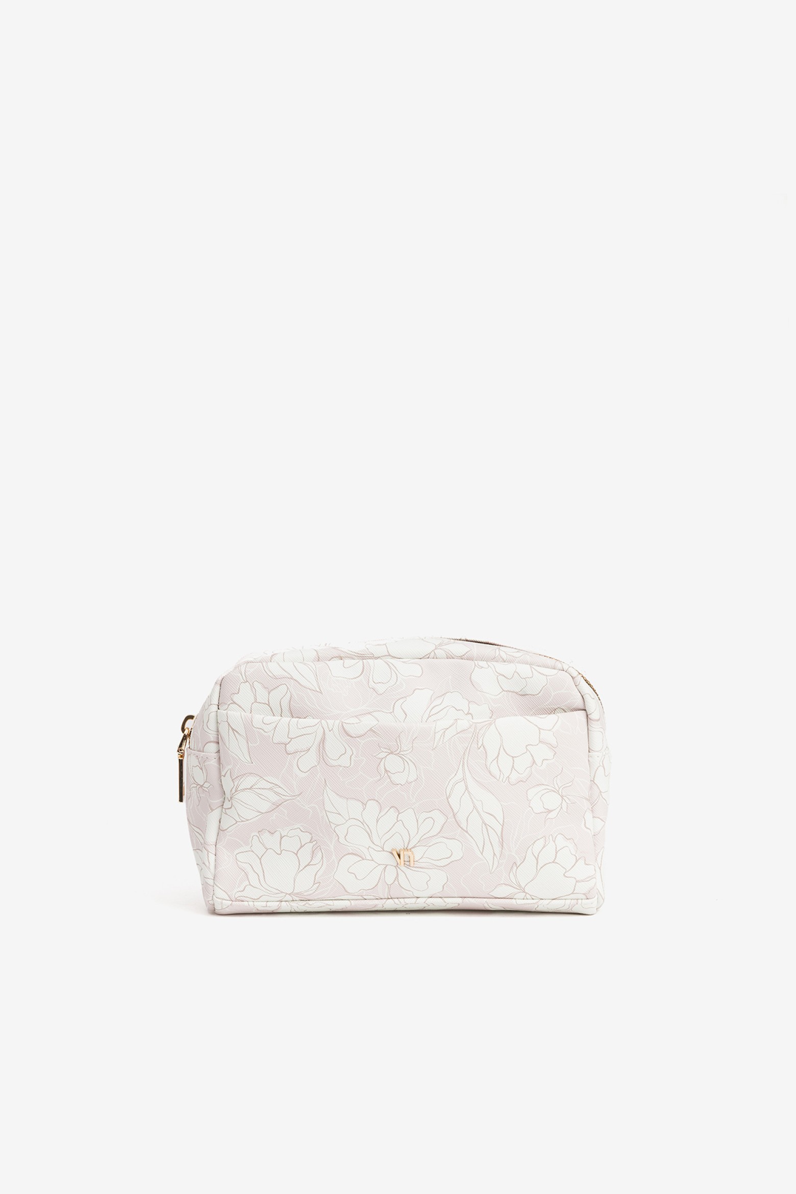 Bolsa para cosm�ticos com flores