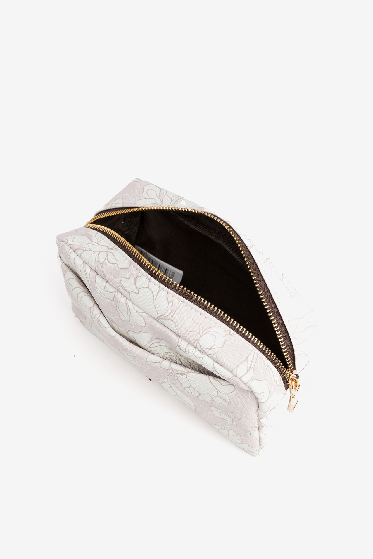 Bolsa para cosm�ticos com flores