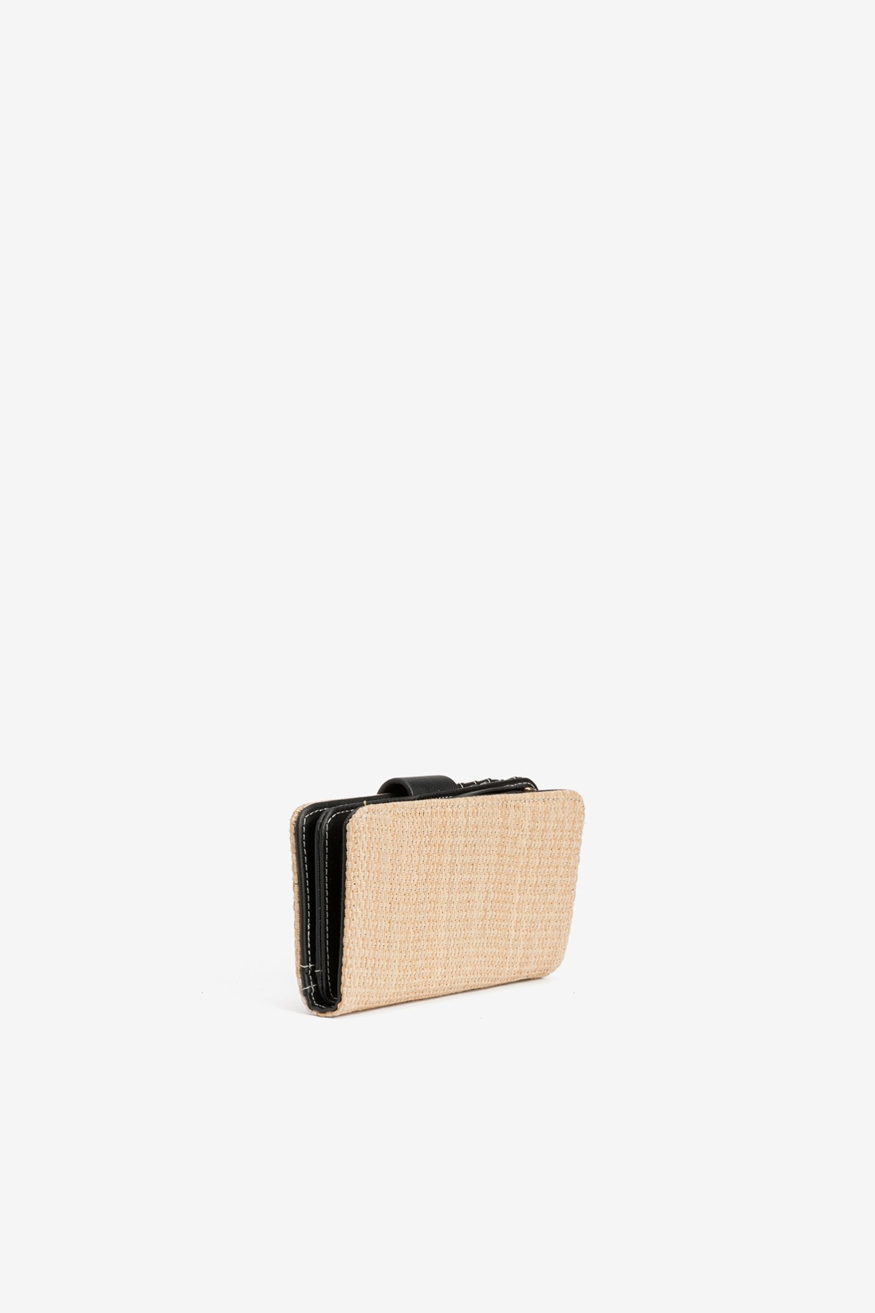 Porta-moedas bege-claro elegante