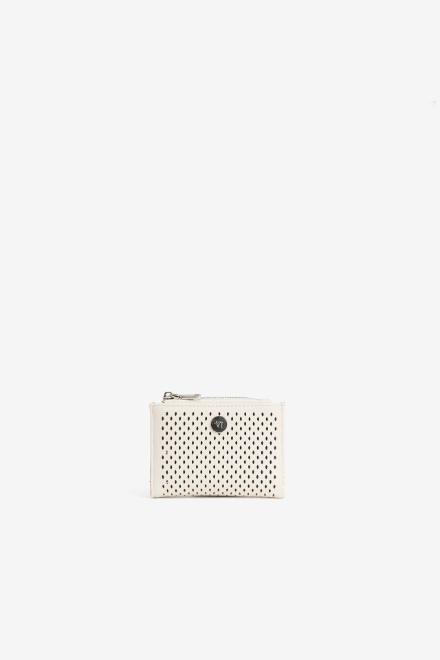 Porta-moedas cru minimalista