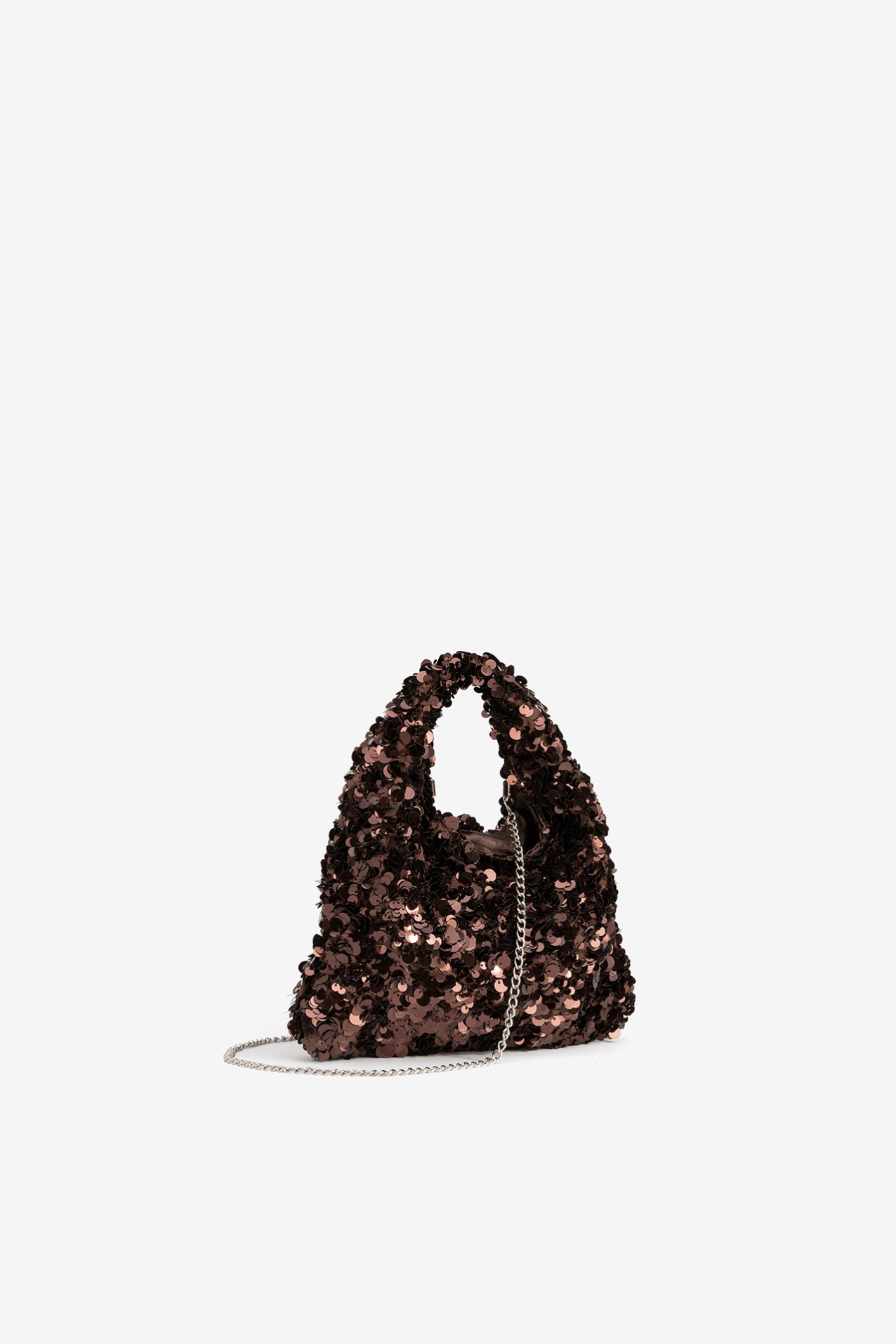 Brown Sequin Glam Purse